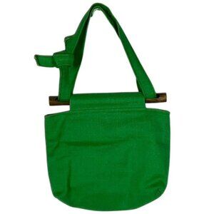 Vintage Lilly Pulitzer Wood Handle Bag – Botanical Green, The Lilly Print Inter.